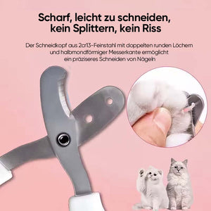 Doppelloch-Nagelknipser für Haustiere