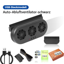Laden Sie das Bild in den Galerie-Viewer, Solarbetriebener Autoabluftventilator