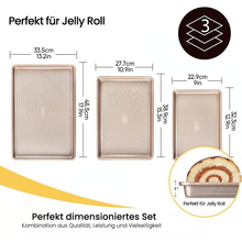 Laden Sie das Bild in den Galerie-Viewer, Antihaft-Backblech-Set