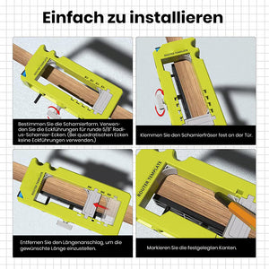 SAKER Frässchablone für Türscharniere