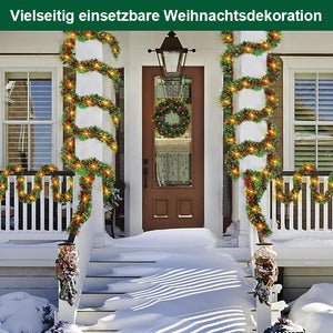 🎁🎄Weihnachts-Lametta-Girlande mit LED-Lichtern
