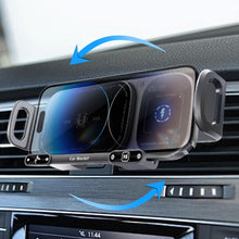 Laden Sie das Bild in den Galerie-Viewer, Kabellose Ladehalterung für das Auto mit Drehfunktion