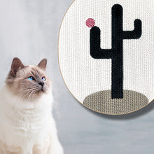 Laden Sie das Bild in den Galerie-Viewer, Farbiger, flacher Katzenkratzbaum zur Wandmontage