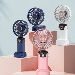 Tragbarer Ventilator mit Digitalanzeige
