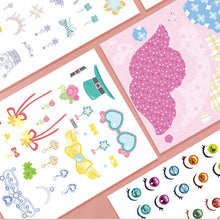 Laden Sie das Bild in den Galerie-Viewer, All-in-one-Prinzessin-Make-up-Stickerbuch zum Selbermachen