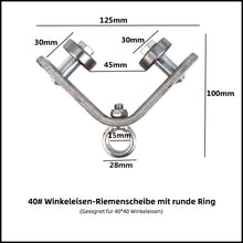 Laden Sie das Bild in den Galerie-Viewer, Winkeleisenbahn Aufhängerolle