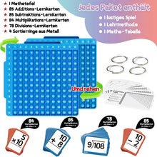 Laden Sie das Bild in den Galerie-Viewer, Mathe-Lernkarten und Pop-Fidget-Diagramm