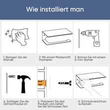 Laden Sie das Bild in den Galerie-Viewer, Kleiderständer mit klappbarem Ringhaken aus Aluminium
