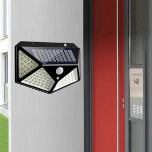 Wasserdichte Solarlampe für den Außenbereich, 100 LEDs (1 Stück)