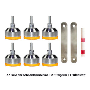 Füße der Schneidemaschine
