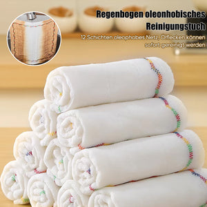 Regenbogen Farbe Geschirr Lappen