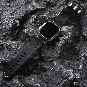 Handgefertigtes Vintage Leder-Apple-Watch-Band
