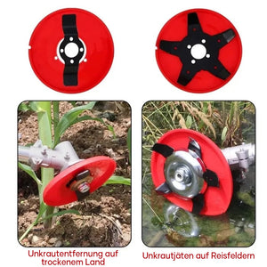 Multifunktionale Unkrautjätscheibe