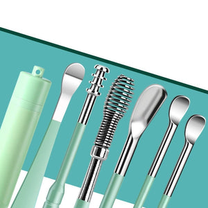6-teiliges Edelstahl Ohrpflege-Set