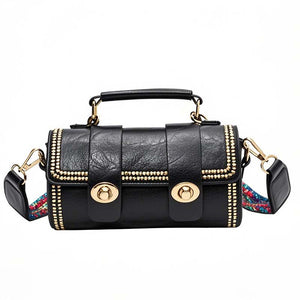 Mini Boston Bucket Bag mit Schulterriemen