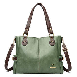 Helle Farbe Handtasche Kreuzbody Lederhandtasche
