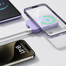 Laden Sie das Bild in den Galerie-Viewer, Drahtlose tragbare magnetische Powerbank
