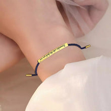 Laden Sie das Bild in den Galerie-Viewer, Geflochtenes, verstellbares Inspire-Armband