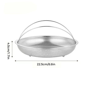 Multifunktionales Dampfgareisen aus Edelstahl