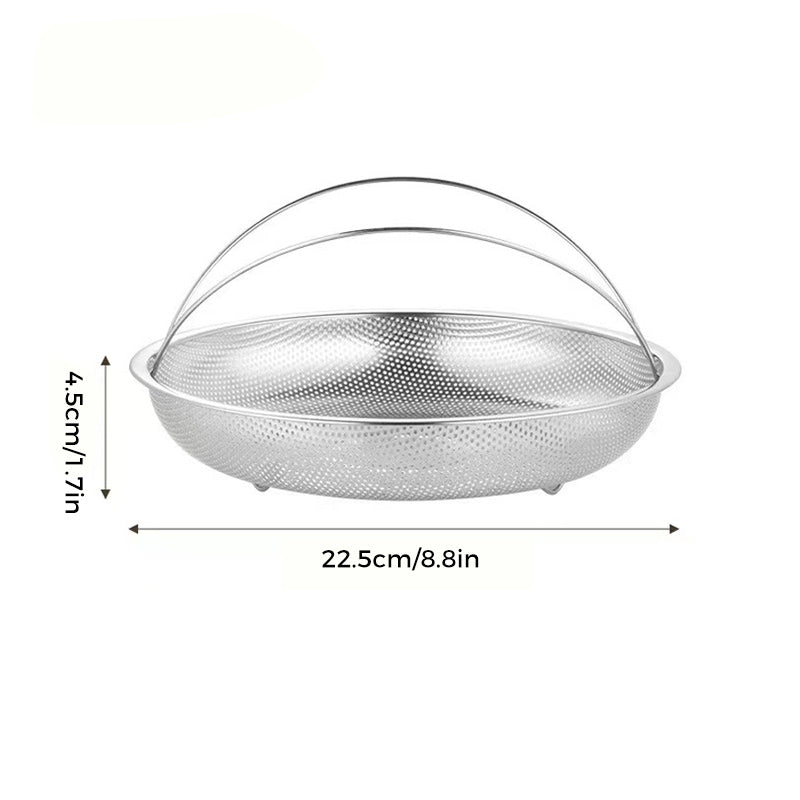 Multifunktionales Dampfgareisen aus Edelstahl