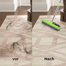 Laden Sie das Bild in den Galerie-Viewer, Teppich-Fusselbesen mit dreiteiligem Teleskopstab