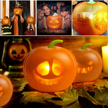 Laden Sie das Bild in den Galerie-Viewer, Sprechende Kürbislampe