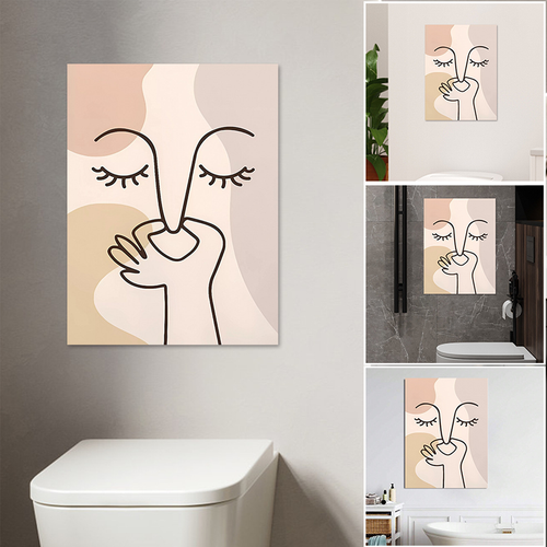 Cartoon Badezimmer Aufkleber