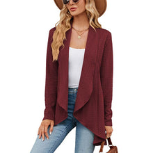 Laden Sie das Bild in den Galerie-Viewer, Langärmlige Strickjacke, Mantel