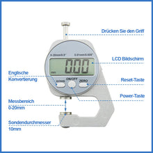 Laden Sie das Bild in den Galerie-Viewer, Digitaler Dickenmesser