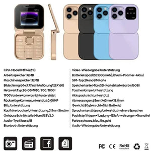 Kleines Display Klappbares Handy