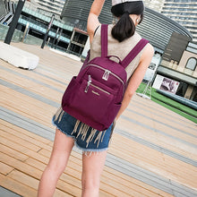 Laden Sie das Bild in den Galerie-Viewer, Modischer Oxford-Rucksack für Damen