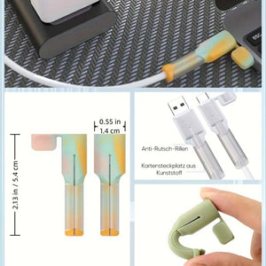 Schutzhülle für Datenkabel und Ladekabel aus Silikon