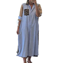 Laden Sie das Bild in den Galerie-Viewer, Freizeitkleid mit Leopardenmuster