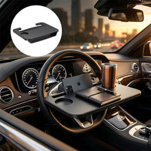 Laden Sie das Bild in den Galerie-Viewer, 2-in-1 Auto-Lenkradablage &amp; Sitzspalt-Organizer