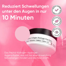 Laden Sie das Bild in den Galerie-Viewer, Das Peptid-Kollagen-Hydrogel-Augenpflaster (60 Pflaster)
