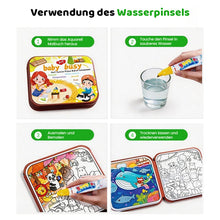 Laden Sie das Bild in den Galerie-Viewer, Wiederverwendbare Zauberwasser-Malbücher für Kinder