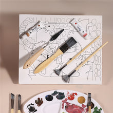 Laden Sie das Bild in den Galerie-Viewer, 24-teiliges Aquarellpinselset aus Nylon