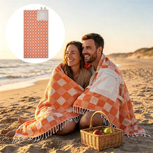 Laden Sie das Bild in den Galerie-Viewer, 2-in-1 wandelbares Strandtuch mit Tasche