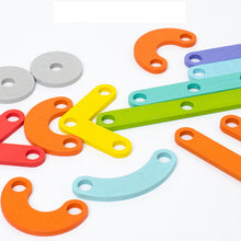 Laden Sie das Bild in den Galerie-Viewer, 🌈💐Montessori-Steckbrettpuzzle💐