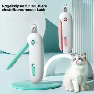 Katzennagelknipser mit verstellbarer Blende