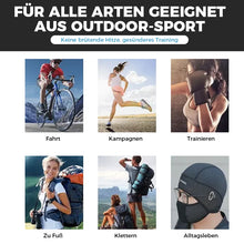 Laden Sie das Bild in den Galerie-Viewer, Gesichtsschutz-Fahrradhaube aus Eisseide