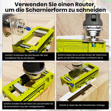 Laden Sie das Bild in den Galerie-Viewer, SAKER Frässchablone für Türscharniere