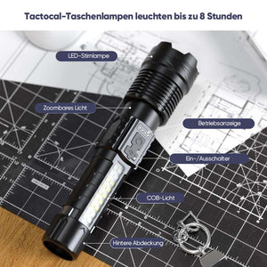 Ultrahelle Taschenlampe mit weißem Laser und großer Reichweite