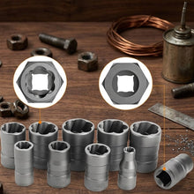 Laden Sie das Bild in den Galerie-Viewer, 32-teiliges Mutternlöser Set aus Kohlenstoffstahl
