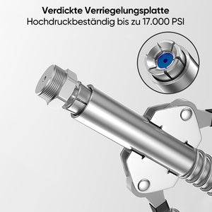 Doppelhahn-Fettpistolen-Kuppler
