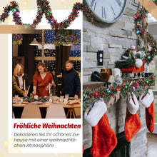 Laden Sie das Bild in den Galerie-Viewer, 🎁🎄Weihnachts-Lametta-Girlande mit LED-Lichtern