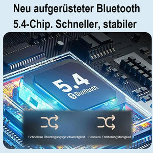 Bluetooth-Headset mit Nackenbügel und Digitalanzeige