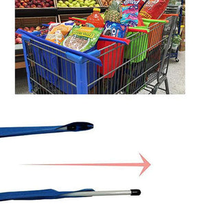 Supermarkt-Trolley-Einkaufstasche Thermotasche, 4 Stk