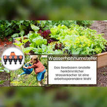 Laden Sie das Bild in den Galerie-Viewer, Vierwege-Ventilumsteller für den Außenbereich mit Schalter