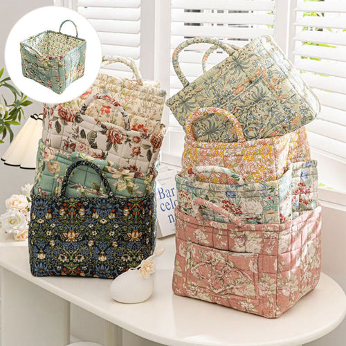 Boho Stoff Aufbewahrungskorb